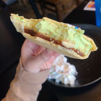 Sushi Blossom - Green tea and red bean paste icecream:) - Sushi Bars Near Me - Spokane, Washington Sushi Blossom - Green tea and red bean paste icecream:) - Sushi Bars Near Me - Spokane, Washington