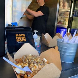 Nom Nom Nom Poutine - poutine and the hard-working owner