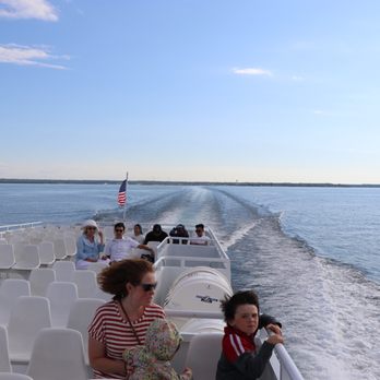 Shepler's Mackinac Island Ferry - Looking back towards Mackinac City - Ferries Near Me - St Ignace, Michigan