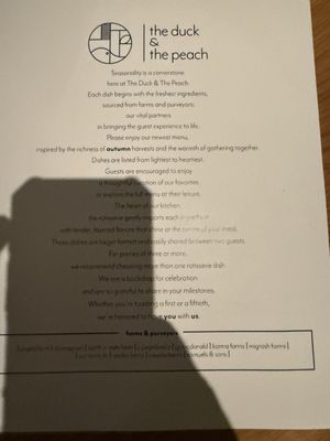 Menu photo 6 The Duck & The Peach Washington, DC, DC Menu photo 6 The Duck & The Peach Washington, DC, DC