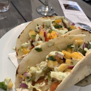 Aspen Peak Cellars - Shrimp Tacos with a Mango salsa - Wineries Near Me - Bailey, Colorado