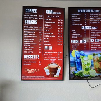 Chaiwala Shop - Menu - Coffee & Tea Near Me - Clovis, California Chaiwala Shop - Menu - Coffee & Tea Near Me - Clovis, California