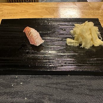 Sushi Endo - Kinmedai - golden eye snapper - torched - Sushi Bars Near Me - Austin, Texas