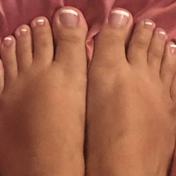 Polished Nails - French tip gel pedicure done by a very nice young man . - Nail Salons Near Me - Montclair, California Polished Nails - French tip gel pedicure done by a very nice young man . - Nail Salons Near Me - Montclair, California