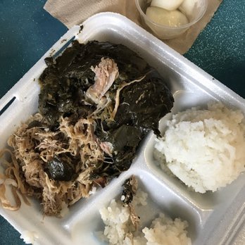Fresh Catch - Lau lau and kalua pork combo plate - Hawaiian Near Me - Honolulu, Hawaii