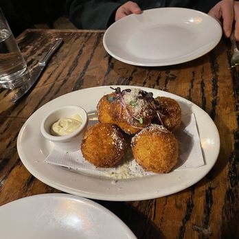 Nino's 46 - Truffled Mac & Cheese Bites - Italian Near Me - New York, New York Nino's 46 - Truffled Mac & Cheese Bites - Italian Near Me - New York, New York