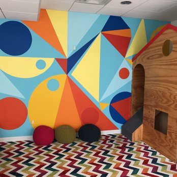 North Brooklyn Pediatric Dentistry - There is a slide it the wooden play area to the right.  It's a really fun waiting room. - Orthodontists Near Me - Brooklyn, New York