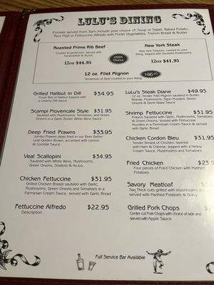 Menu photo 5 Lulu's Eating & Drinking Establishment Redding, CA