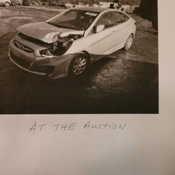 Mountain Road Body Shop - This is a photo of my car sold at an auction 6 months after my accident.