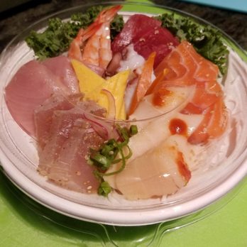 Kibo Sushi - The fresh Sashimi spread/style for the Chirashi Bowl! - Japanese Near Me - Ventura, California