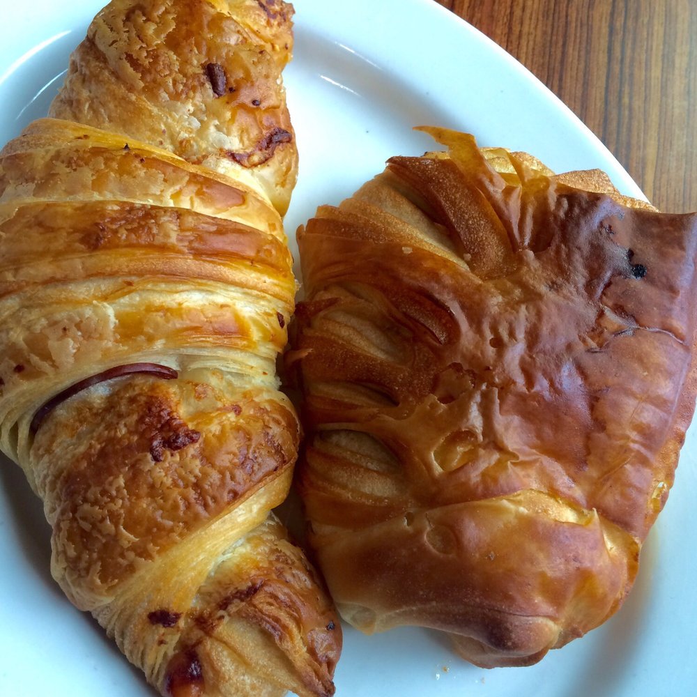 Le Coffee Shop - Ham & Swiss Croissant & Chocolate Croissant (warmed up) - Breakfast & Brunch Near Me - Temecula, California Le Coffee Shop - Ham & Swiss Croissant & Chocolate Croissant (warmed up) - Breakfast & Brunch Near Me - Temecula, California