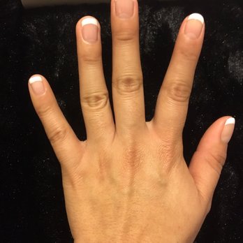 K Nails And Spa - French tip gel. $28. Love it!! - Nail Salons Near Me - Anaheim, California