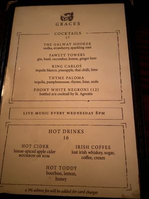 Menu photo 1 Graces New York, NY