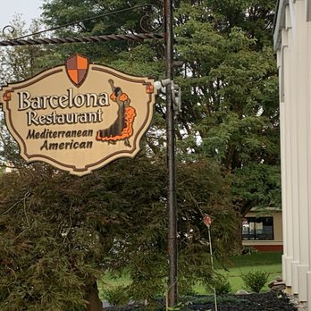Barcelona - Nice sign on a beautiful 2 story house. - Mediterranean Near Me - Albany, New York