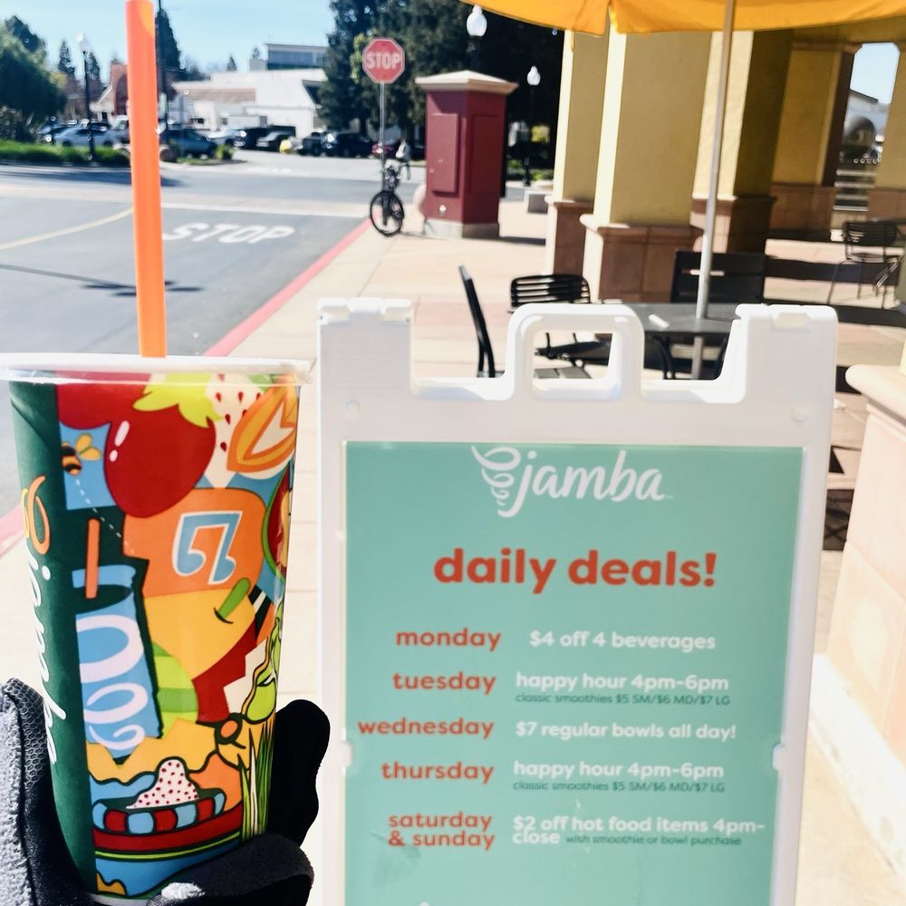 Jamba - Daily deals are good. - Juice Bars & Smoothies Near Me - Milpitas, California Jamba - Daily deals are good. - Juice Bars & Smoothies Near Me - Milpitas, California