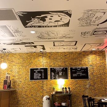 Poindexter Coffee - the interior of a coffee shop - Pizza Near Me - Columbus, Ohio
