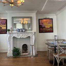 One of the upstairs rooms
