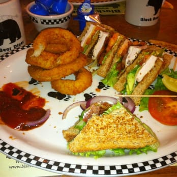 Black Bear Diner Milpitas - Chicken club sandwich with onion rings! - Diners Near Me - Milpitas, California
