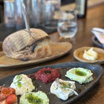 Esther's Kitchen - Chef's spread with all the things (bread and dips) - Italian Near Me - Las Vegas, Nevada