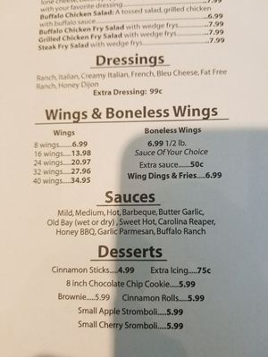 Menu photo 6 Fox's Pizza Den Cumberland, MD Menu photo 6 Fox's Pizza Den Cumberland, MD