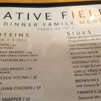 Native Fields - Menu as of Sept 2022 - New American Near Me - Walnut, California Native Fields - Menu as of Sept 2022 - New American Near Me - Walnut, California