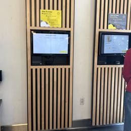 Order on a screen for pick up Order on a screen for pick up
