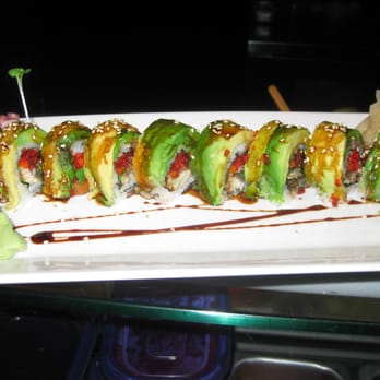 Yama Sushi - looks like a caterpillar, complete with octopus suckers for eyes - Sushi Bars Near Me - Vail, Colorado
