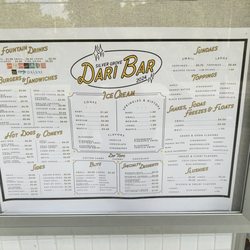 Silver Grove Dari-Bar - Updated menu 5/25/24