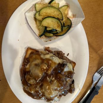 Beef 'O' Brady's - The Dubliner (open faced roast beef on toast with mashed potatoes) - American Near Me - The Villages, Florida Beef 'O' Brady's - The Dubliner (open faced roast beef on toast with mashed potatoes) - American Near Me - The Villages, Florida