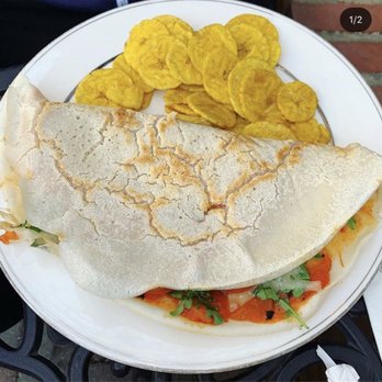 Green Pear Cafe - Vegetarian Savory Pancake Dosa - Breakfast & Brunch Near Me - Hoboken, New Jersey