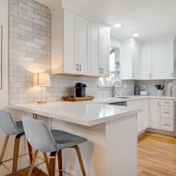 Your Dream Home Experience - a kitchen with white cabinets and white countertops - General Contractors Near Me - San Jose, California Your Dream Home Experience - a kitchen with white cabinets and white countertops - General Contractors Near Me - San Jose, California
