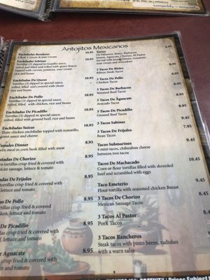 Menu photo 6 Nuevo Leon Restaurant Chicago, IL