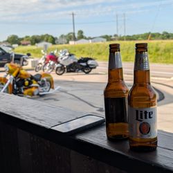 Biker bar patio
