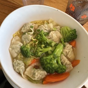 Port Allen Sunset Grill & Bar - My Saimen with pot stickers and veggies. Delicious!!! - Seafood Near Me - Eleele, Hawaii Port Allen Sunset Grill & Bar - My Saimen with pot stickers and veggies. Delicious!!! - Seafood Near Me - Eleele, Hawaii