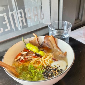 Tanoshii - Pork belly ramen - Japanese Near Me - Bozeman, Montana Tanoshii - Pork belly ramen - Japanese Near Me - Bozeman, Montana