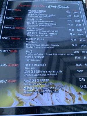 Menu photo 6 La Pequeña Colombia Jackson Heights, NY