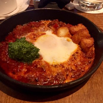 Five Horses Tavern - Shakshuka close-up - Beer Bar Near Me - Somerville, Massachusetts