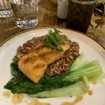 Ward 8 - Grilled Salmon Teriyaki (not the greatest, per my friend) - Cocktail Bars Near Me - Boston, Massachusetts Ward 8 - Grilled Salmon Teriyaki (not the greatest, per my friend) - Cocktail Bars Near Me - Boston, Massachusetts