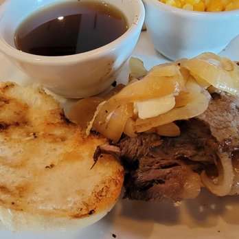 Cowboy Capital Grille - Prime rib sandwich - American Near Me - Dodge City, Kansas