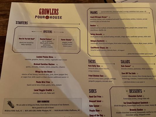 Menu photo 4 Growlers Pourhouse Charlotte, NC Menu photo 4 Growlers Pourhouse Charlotte, NC