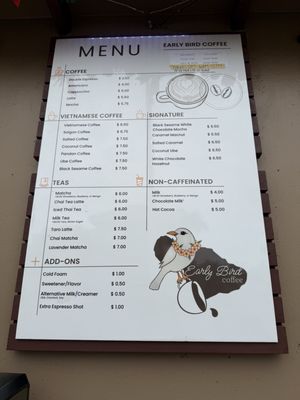 Menu photo 3 Early Bird Coffee Kihei, HI Menu photo 3 Early Bird Coffee Kihei, HI