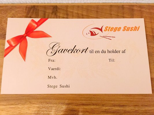 Menu photo 5 Stege Sushi Stege, 85