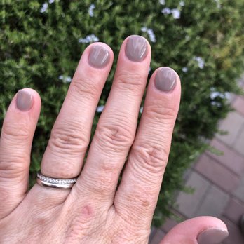 LV Nails & Spa - Tiffany did an amazing job! (Nevermind the wrinkly hand ) - Nail Salons Near Me - Henderson, Nevada
