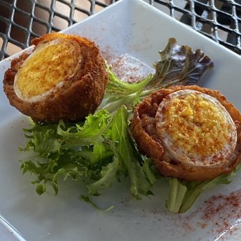 Magical Meat Boutique - Scotch Eggs (appetizer) - British Near Me - Mount Dora, Florida Magical Meat Boutique - Scotch Eggs (appetizer) - British Near Me - Mount Dora, Florida