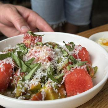 Lighthouse - Watermelon Tomato salad - Wine Bars Near Me - Brooklyn, New York