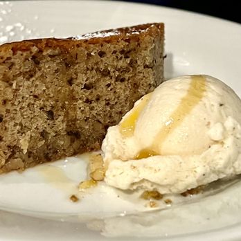 Ammos Estiatorio - Karidopita: Walnut cake - Greek Near Me - New York, New York Ammos Estiatorio - Karidopita: Walnut cake - Greek Near Me - New York, New York