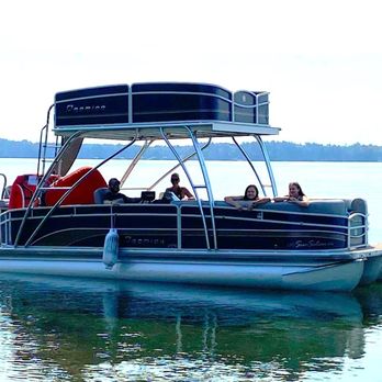 Runamuk Rides - Our 2 story specialty class pontoon with water slide, towing package on Lake Namekagon near Cable, WI - ATV Rentals/Tours Near Me - Hayward, Wisconsin Runamuk Rides - Our 2 story specialty class pontoon with water slide, towing package on Lake Namekagon near Cable, WI - ATV Rentals/Tours Near Me - Hayward, Wisconsin