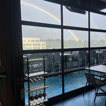 Luke's On Front - Rooftop Rainbow Covered indoor dining with Open rooftop access - New American Near Me - Temecula, California