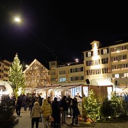 Münsterhof - Checking out the Christmas market here!