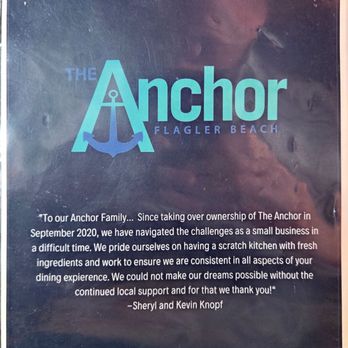 The Anchor - Seafood Near Me - Flagler Beach, Florida The Anchor - Seafood Near Me - Flagler Beach, Florida